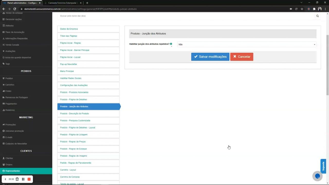 Imagem do vídeo 4 Parte - Configurações Gerais