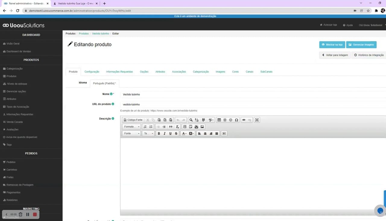 Imagem do v&iacute;deo Precifica&ccedil;&atilde;o de produto por categoria