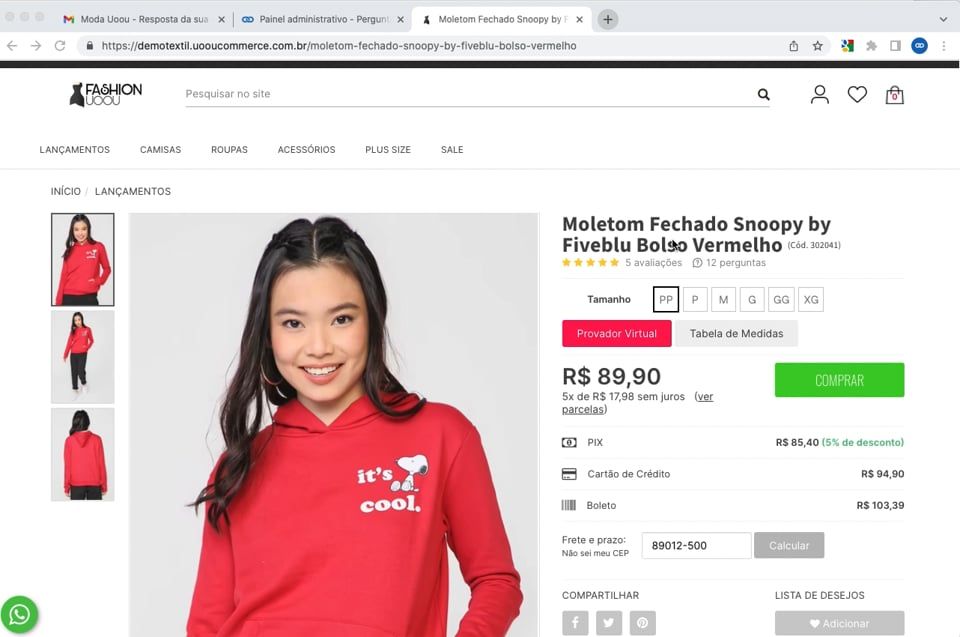 Imagem do v&iacute;deo Produto - Perguntas e Respostas - Editando respostas