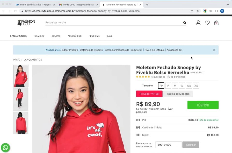 Imagem do vídeo Produto - Perguntas e Respostas - Visão Geral