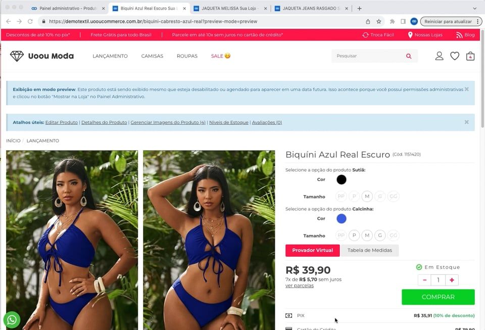 Imagem do v&iacute;deo Agrupar Avaliações e Perguntas de Vários Produtos