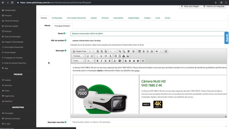 Imagem do vídeo Produtos - Gestão de Estoque - Alterando o estoque de produtos