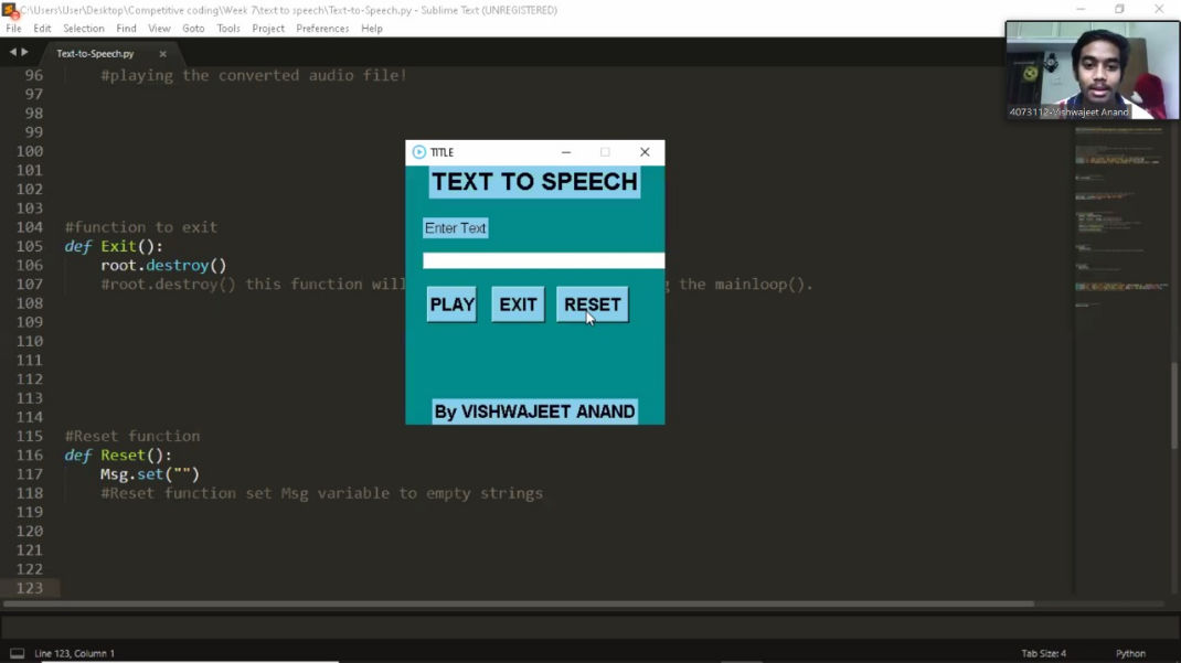 Text to Speech Conversion Text to Speech Conversion