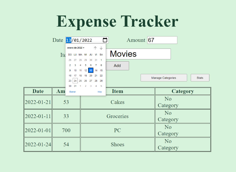 Expense Tracker Expense Tracker