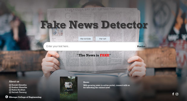 Fake News Detection Fake News Detection