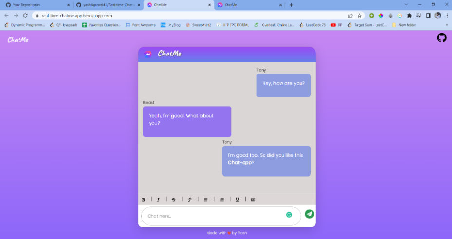 Real-Time Chat Platform Real-Time Chat Platform