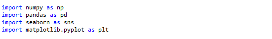 Importing the Python packages Importing the Python packages