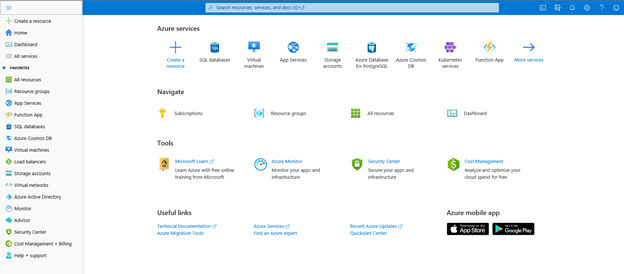Azure Portal Azure Portal