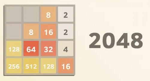 Beginner 2048 game built with Pygame