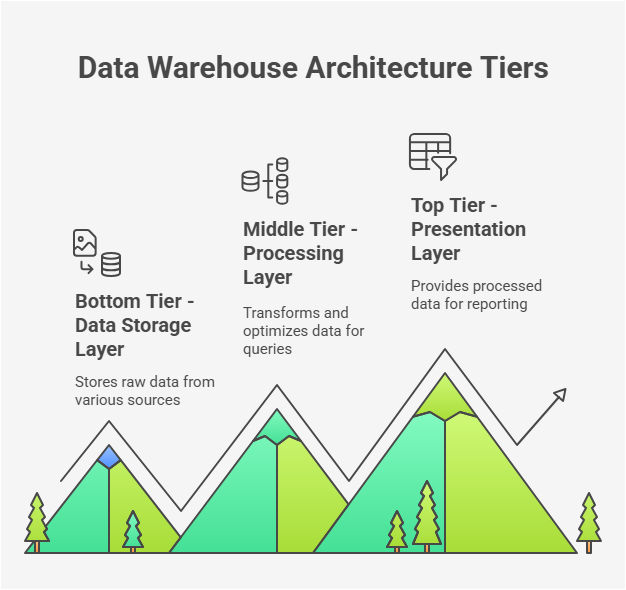 Data Warehouse Architecture Tiers Data Warehouse Architecture Tiers