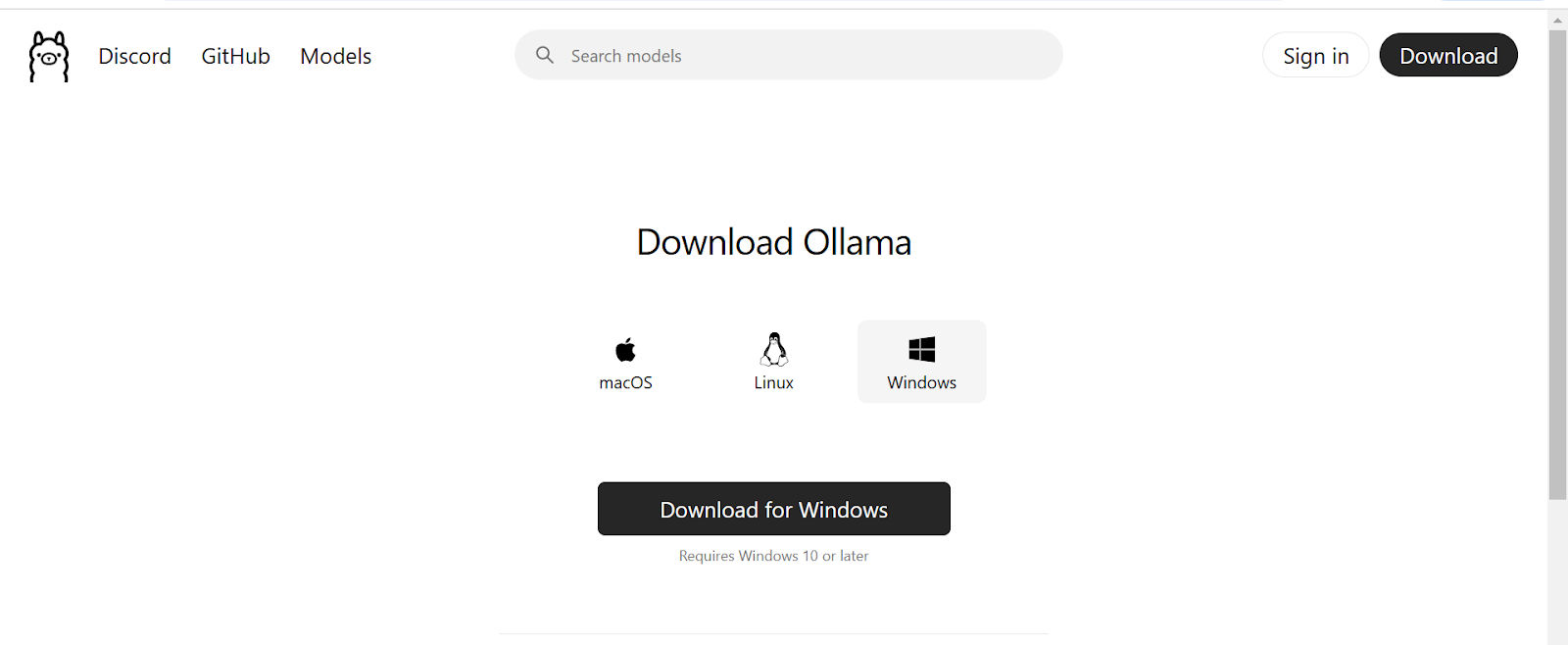 Install Ollama
