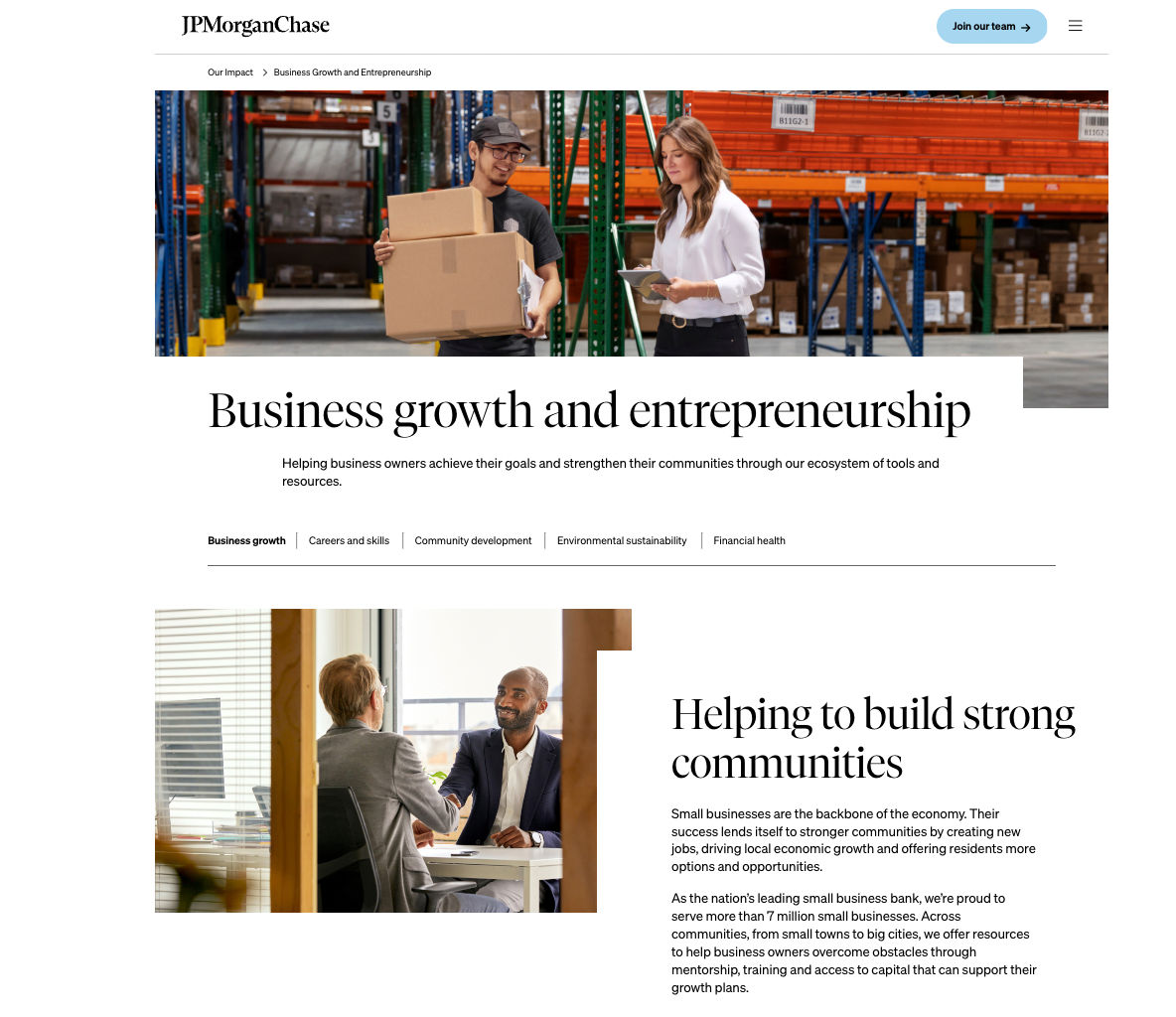 JPMorgan Chase Website