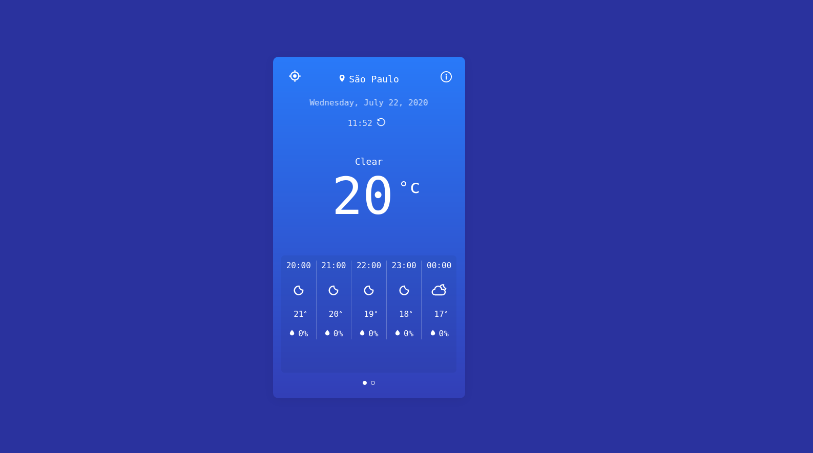 Weather Forecasting App Weather Forecasting App