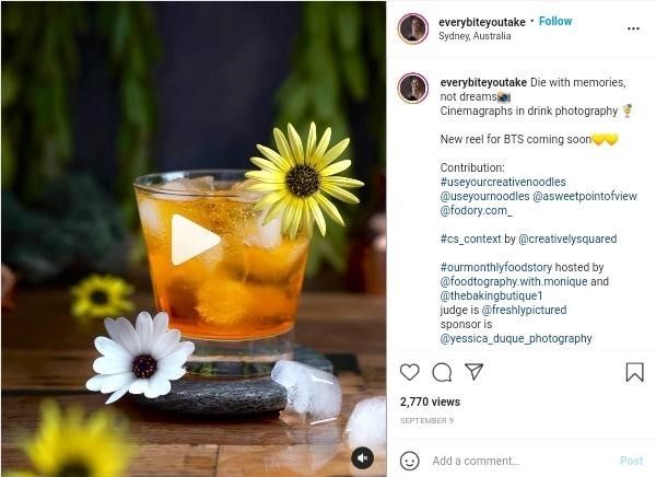 Make good use of gifs and cinemagraphs Make good use of gifs and cinemagraphs