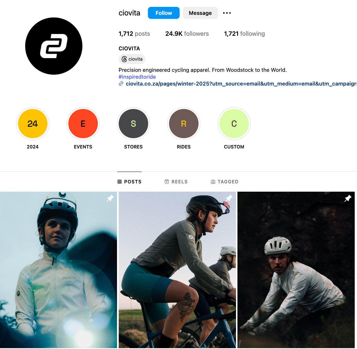 Ciovita Instagram Page