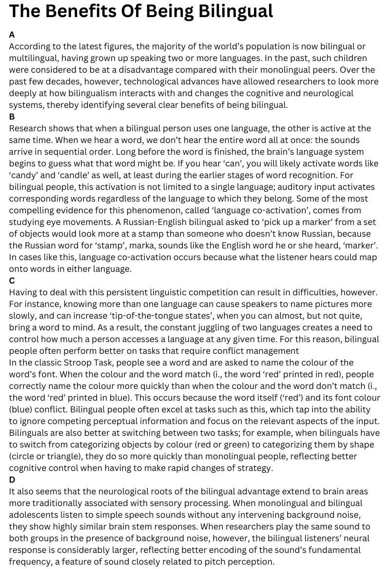 The Benefits Of Being Bilingual The Benefits Of Being Bilingual