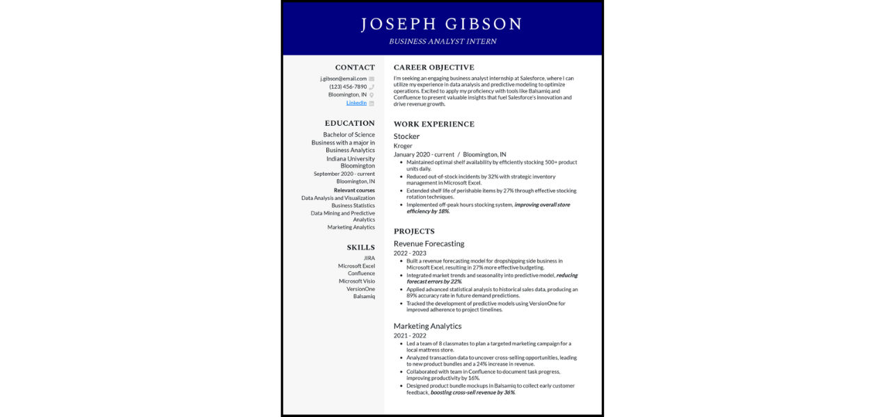 Business management resume Business management resume