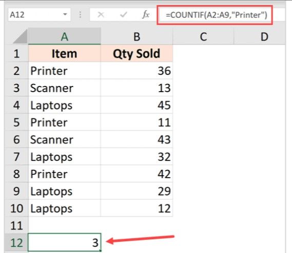 countif countif