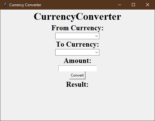 Currency Converter Currency Converter