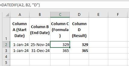 DATEDIF() DATEDIF()