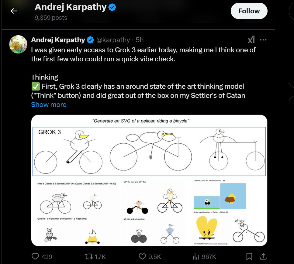 Tweet by Andrej Karpathy showing AI-generated drawings Tweet by Andrej Karpathy showing AI-generated drawings