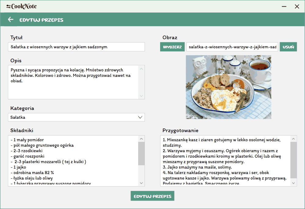 recipe manager recipe manager