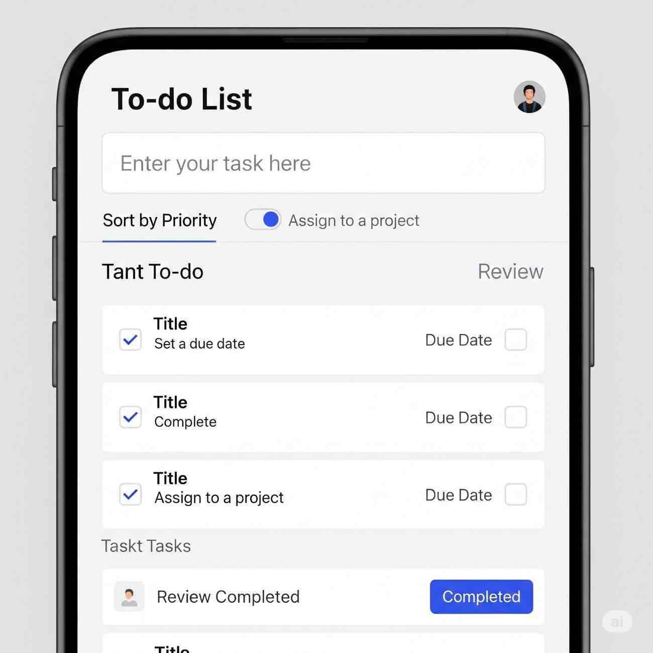 To do list application To do list application