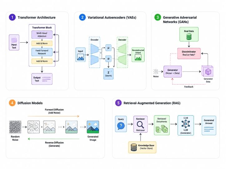 Popular Types of Generative AI Architecture