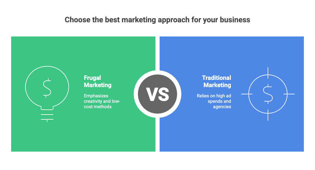 Difference Between Frugal Marketing and Traditional Marketing