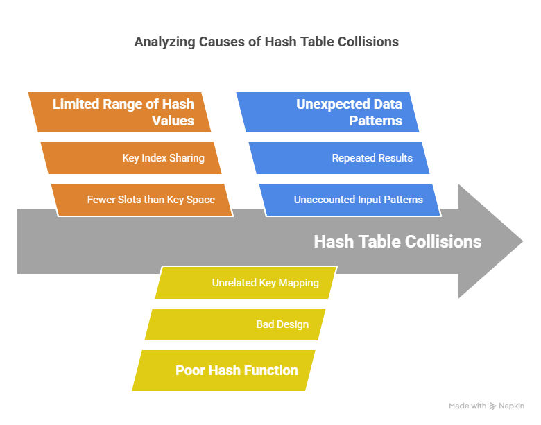 Analysing Causes of Hash Table Collisions