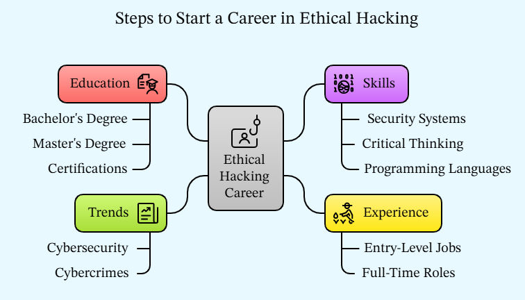Steps to Start a Career in Ethical Hacking Steps to Start a Career in Ethical Hacking