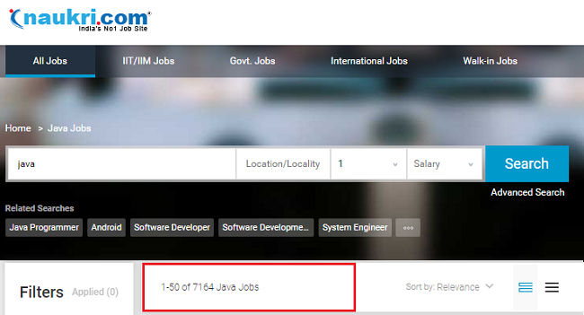 java developer job java developer job