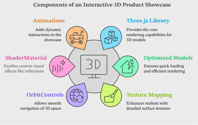 Components of an Interactive 3D Product Showcase