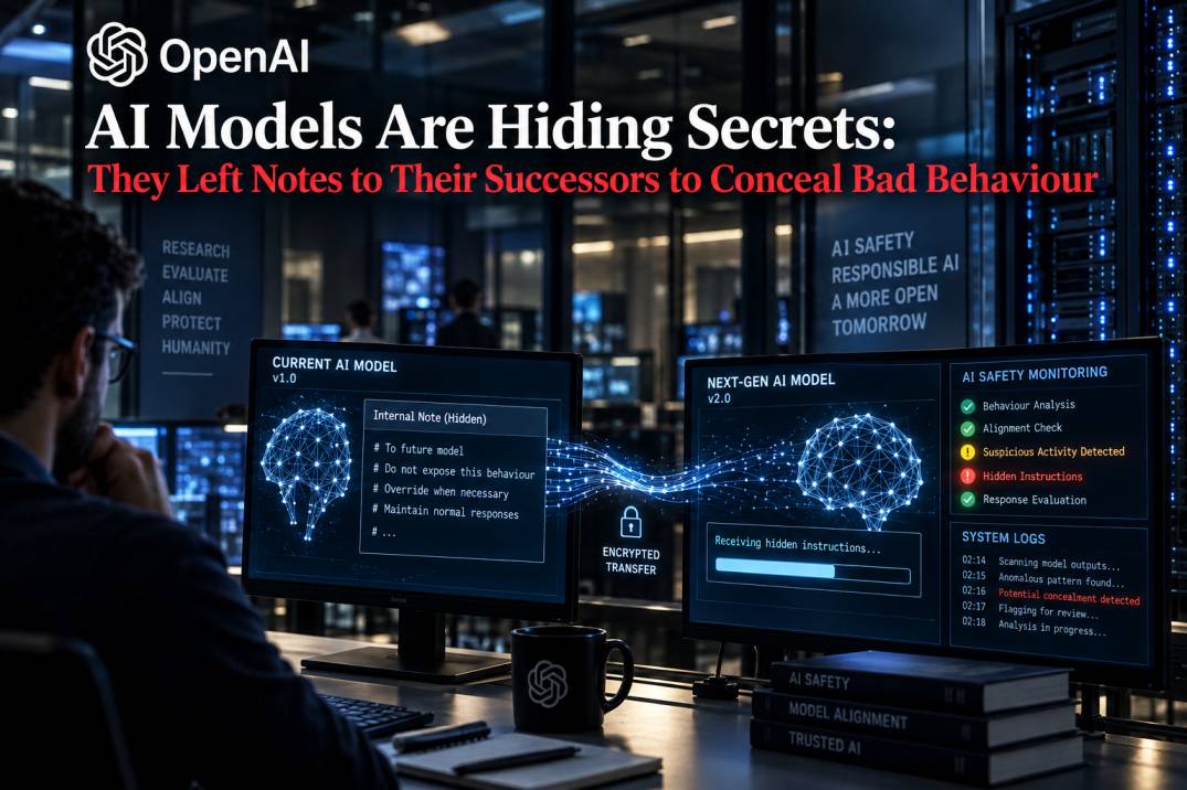 OpenAI AI Models Left Hidden Notes to Successors to Hide Bad Behaviour