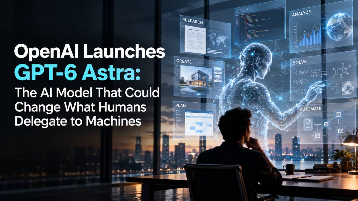 OpenAI Launches GPT-6 Astra: The AI Model That Could Change What Humans Delegate to Machines