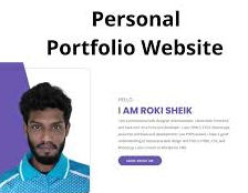 Personal Portfolio website for full stack web development Personal Portfolio website for full stack web development