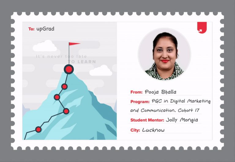 Pooja Bhalla – upGrad Digital Marketing course review Pooja Bhalla – upGrad Digital Marketing course review