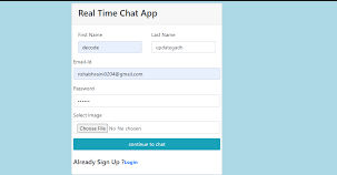 Real time chat application for full stack developer Real time chat application for full stack developer