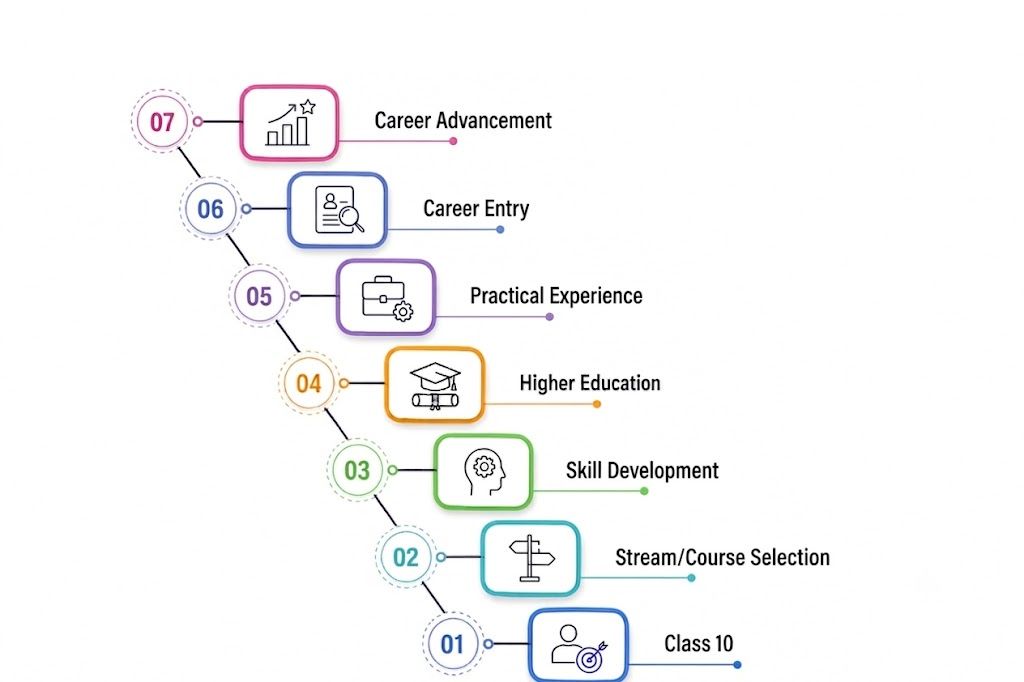 Stage-by-Stage Roadmap Breakdown for Best Career Option After 10th Class Stage-by-Stage Roadmap Breakdown for Best Career Option After 10th Class