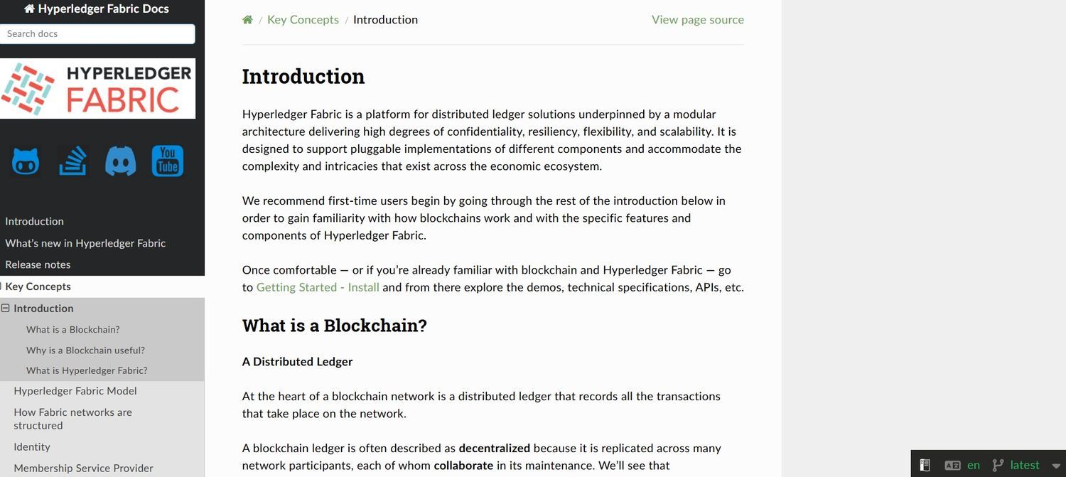Hyperledger Fabric Hyperledger Fabric