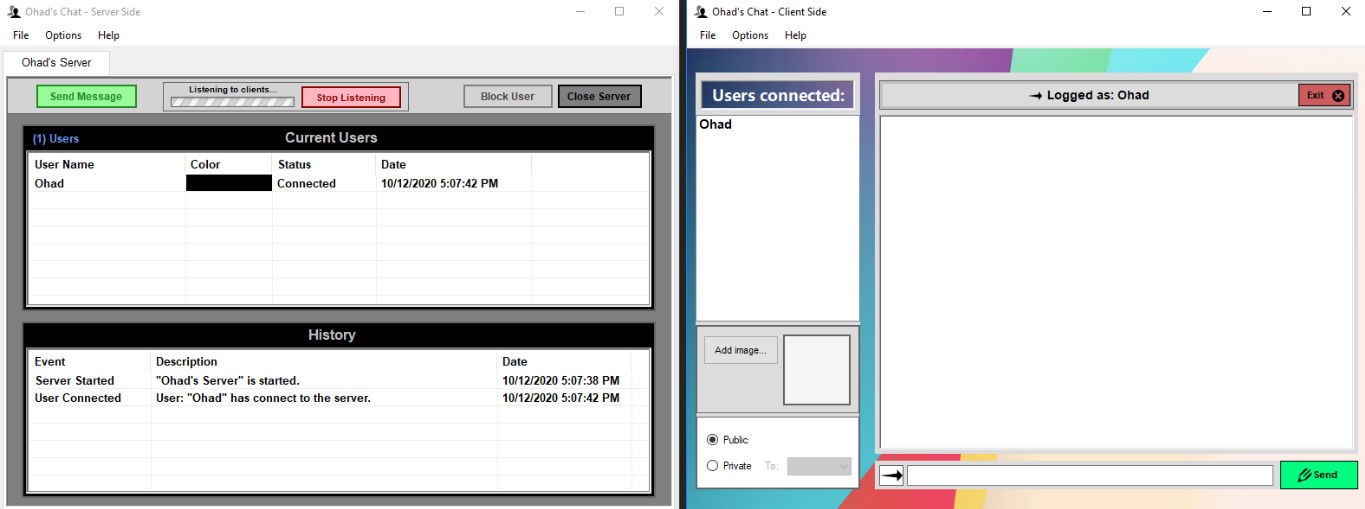 Simple chat app Simple chat app