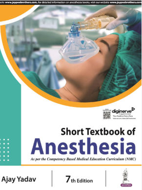 Cover image of Short Textbook of Anesthesia, covering key principles of anesthesiology. Cover image of Short Textbook of Anesthesia, covering key principles of anesthesiology.