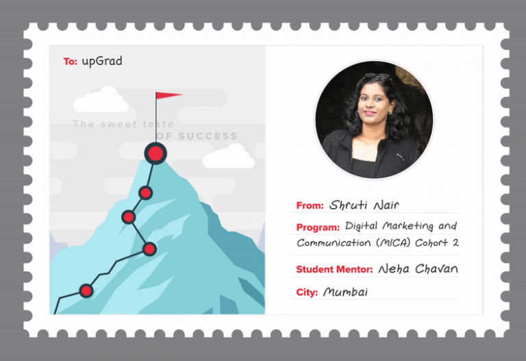 Shruti Nair – upGrad Digital Marketing and Communications (MICA) Review Shruti Nair – upGrad Digital Marketing and Communications (MICA) Review