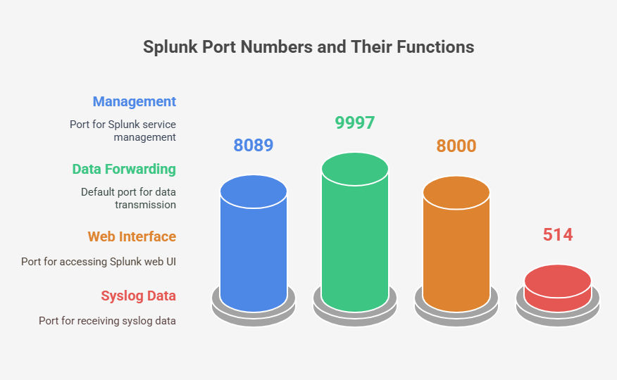 Splunk Port Numbers and Their Functions Splunk Port Numbers and Their Functions