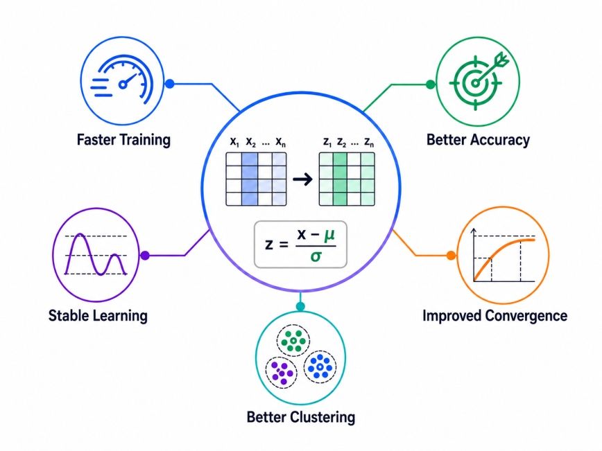 Benefits of standardization in Machine Learning