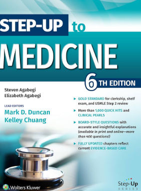 Step-Up to Medicine textbook cover, ideal for USMLE and internal medicine prep. Step-Up to Medicine textbook cover, ideal for USMLE and internal medicine prep.