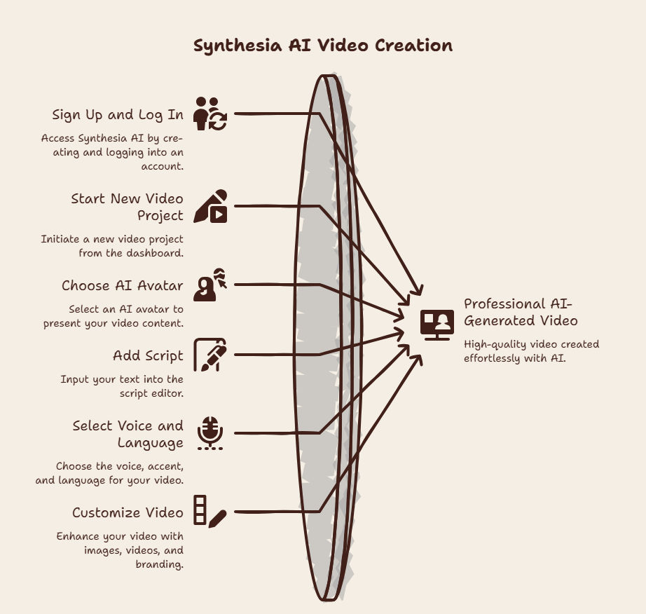 Steps to use Synthesia AI