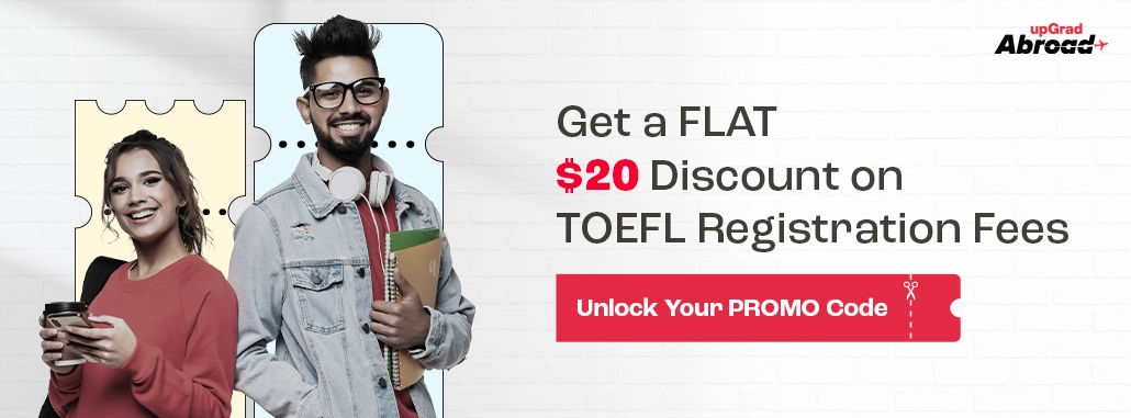 TOEFL Exam Discount Banner TOEFL Exam Discount Banner