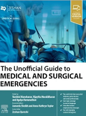 Cover image of The Unofficial Guide to Medicine focusing on research, audit, and teaching skills. Cover image of The Unofficial Guide to Medicine focusing on research, audit, and teaching skills.