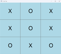 Tic Tac Toe Game in Python GUI